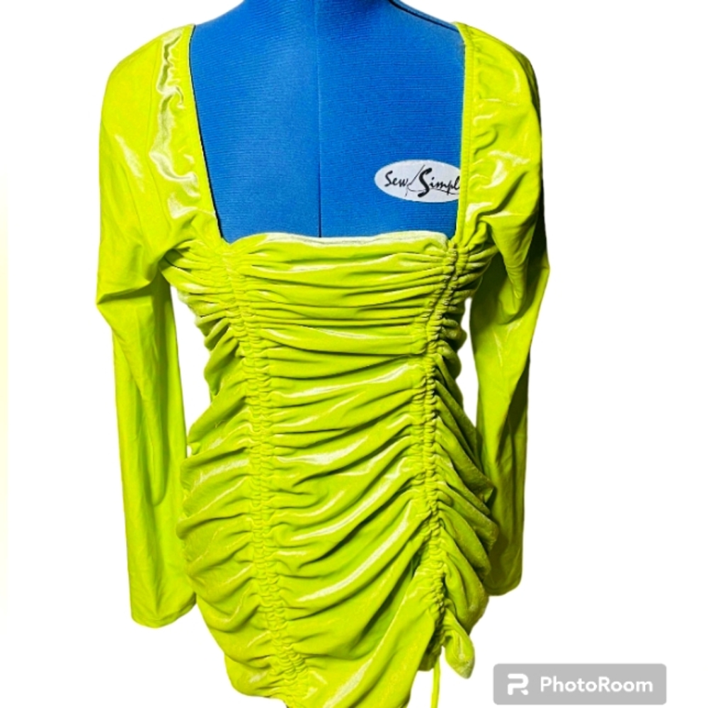 Cute neon yellow dress